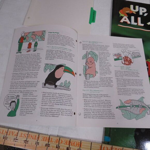 Up, Down, All Around BIG BOOK (almost 2 feet tall) with teacher pages CLASSROOM - Picture 9 of 14